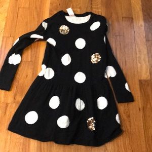 Black and gold dress